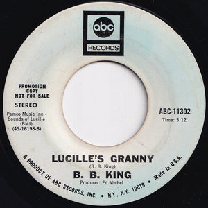 B. B. King - Help The Poor / Lucille's Granny (7 inch Record / Used)