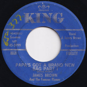 James Brown & The Famous Flames - Papa's Got A Brand New Bag (Part 1) / (Part 2) (7 inch Record / Used)