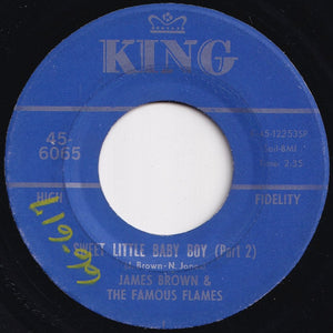 James Brown & The Famous Flames - Sweet Little Baby Boy (Part 1) / (Part 2) (7 inch Record / Used)