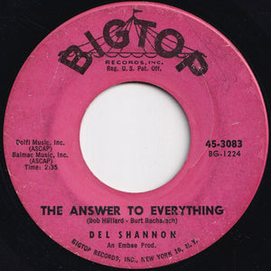 Del Shannon - So Long Baby / The Answer To Everything (7 inch Record / Used)