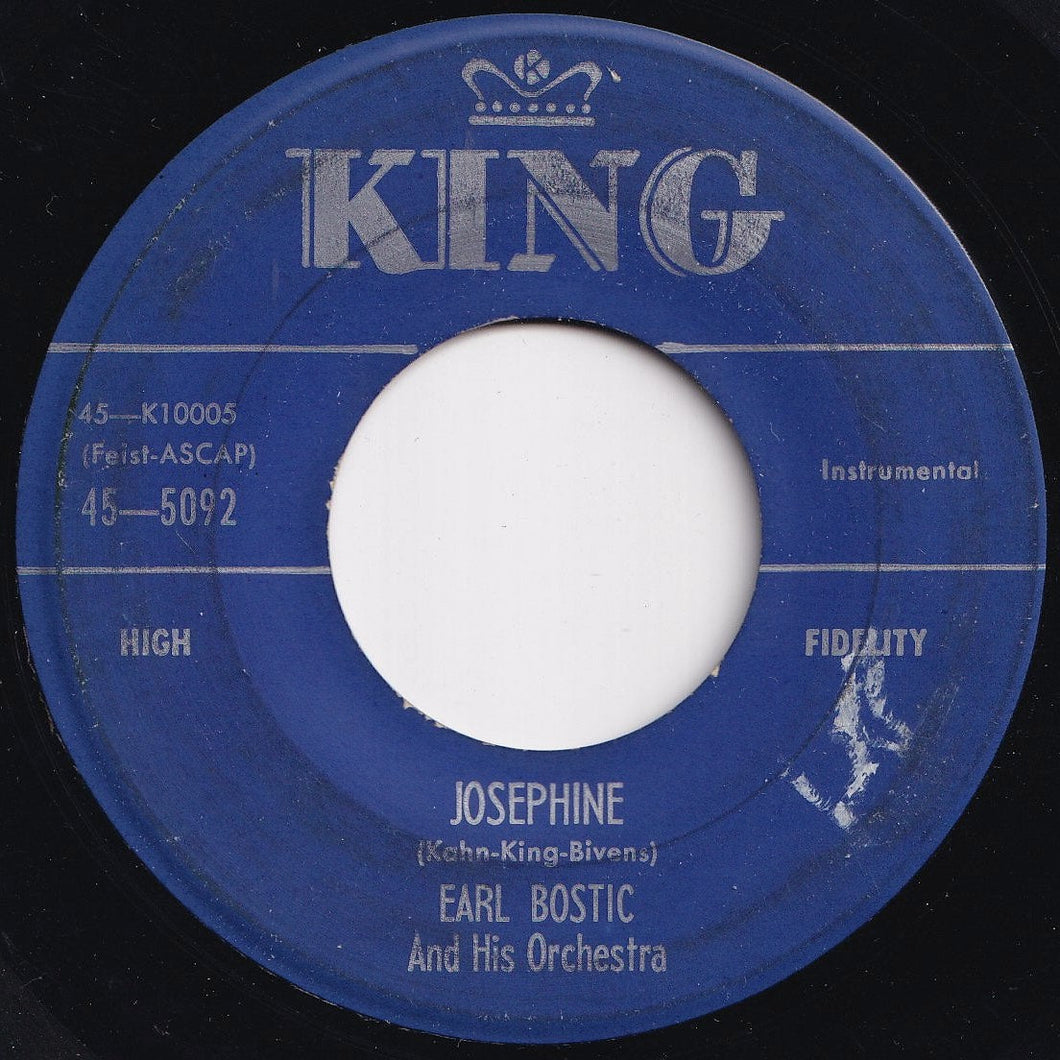 Earl Bostic And His Orchestra - Josephine / Jeannine, I Dream Of Lilac Time (7 inch Record / Used)