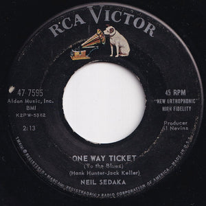 Neil Sedaka - Oh! Carol / One Way Ticket (To The Blues) (7 inch Record / Used)