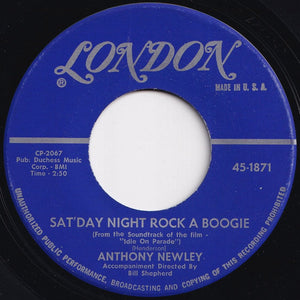 Anthony Newley - I've Waited So Long / Sat'day Night Rock A Boogie (7 inch Record / Used)