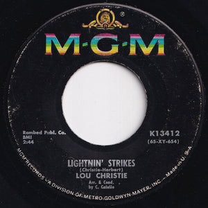 Lou Christie - Lightnin' Strikes / Cryin' In The Streets (7 inch Record / Used)