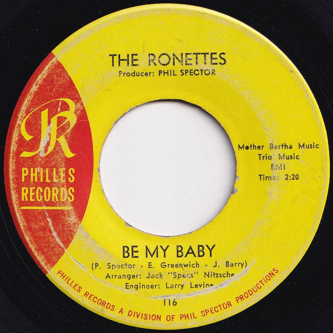 Ronettes - Be My Baby / Tedesco And Pitman (7 inch Record / Used)