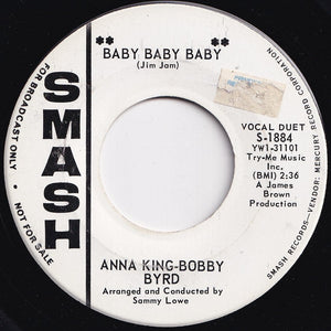 Anna King, Bobby Byrd - Baby Baby Baby / (Instrumental Version) (7 inch Record / Used)