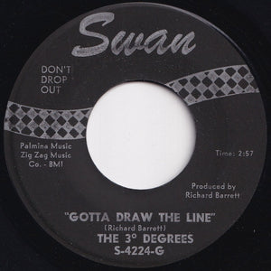 3° Degrees - Close Your Eyes / Gotta Draw The Line (7 inch Record / Used)