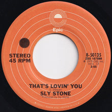 画像をギャラリービューアに読み込む, Sly Stone - I Get High On You / That&#39;s Lovin&#39; You (7 inch Record / Used)
