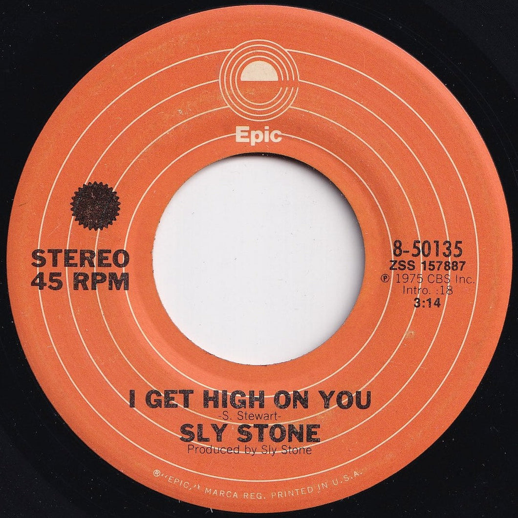 Sly Stone - I Get High On You / That's Lovin' You (7 inch Record / Used)