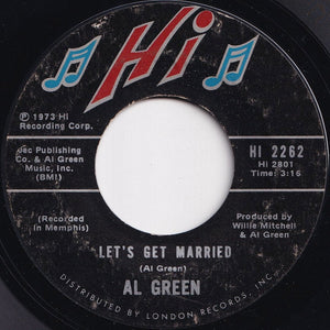 Al Green - Let's Get Married / So Good To Be Here (7 inch Record / Used)