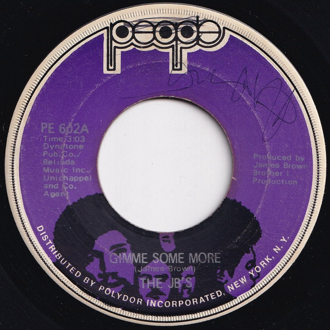 JB's - Gimme Some More / The Rabbit Got The Gun (7 inch Record / Used)