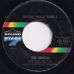 Joe Simon - Moon Walk (Part 1) / (Part 2) (7 inch Record / Used)