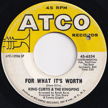 Load image into Gallery viewer, King Curtis &amp; The Kingpins - Cook-Out / For What It&#39;s Worth (7 inch Record / Used)
