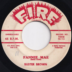 Buster Brown - Fannie Mae / Lost In A Dream (7 inch Record / Used)