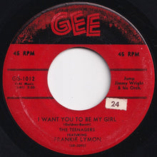 Load image into Gallery viewer, Frankie Lymon, Teenagers - I Want You To Be My Girl / I&#39;m Not A Know It All (7 inch Record / Used)
