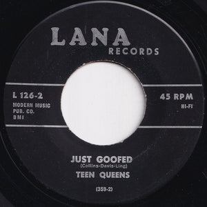 Teen Queens - Eddie My Love / Just Goofed (7 inch Record / Used)