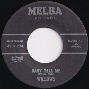 Willows - Church Bells May Ring / Baby Tell Me (7 inch Record / Used)