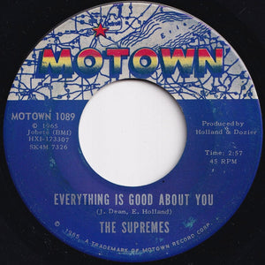 Supremes - My World Is Empty Without You / Everything Is Good About You (7 inch Record / Used)