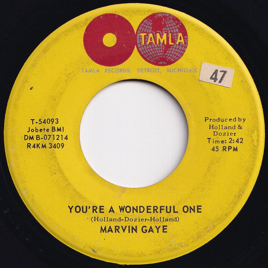 Marvin Gaye - You're A Wonderful One / When I'm Alone I Cry (7 inch Record / Used)