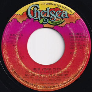 New York City - Quick, Fast, In A Hurry / Set The Record Straight (7 inch Record / Used)