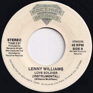 Lenny Williams - Always / Love Soldier (Instrumental) (7 inch Record / Used)