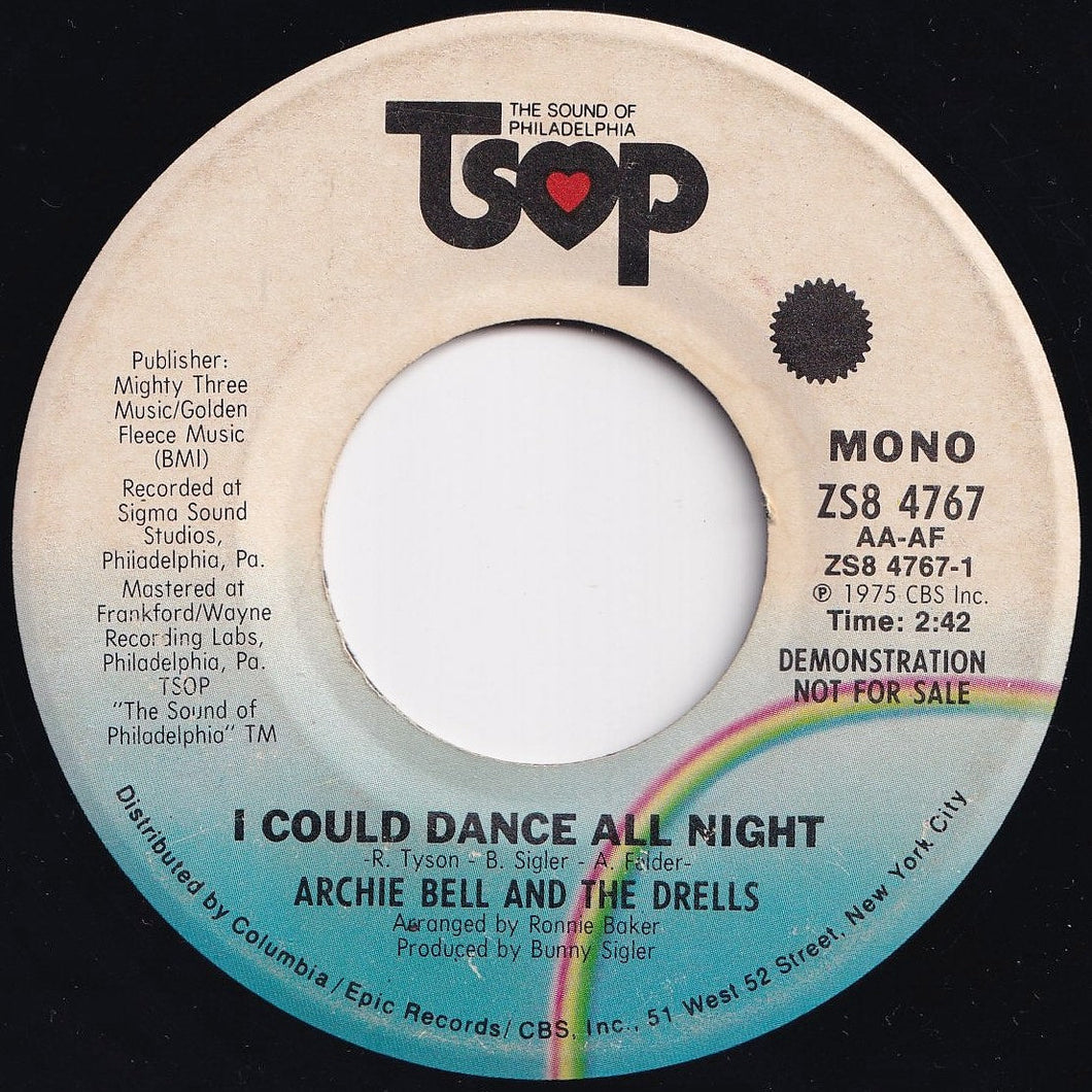 Archie Bell And The Drells - I Could Dance All Night (Mono) / (Stereo) (7 inch Record / Used)