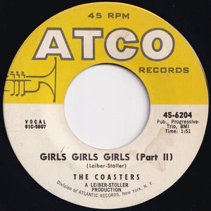 Coasters - Girls Girls Girls (Part 1) / (Part 2) (7 inch Record / Used)