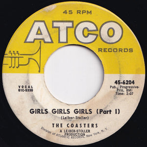 Coasters - Girls Girls Girls (Part 1) / (Part 2) (7 inch Record / Used)