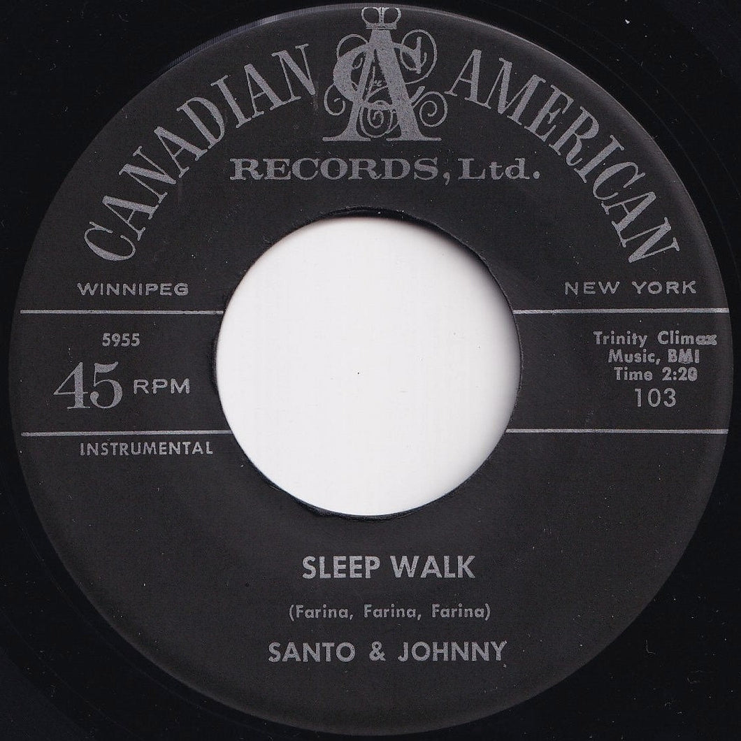 Santo & Johnny - Sleep Walk / All Night Diner (7 inch Record / Used)