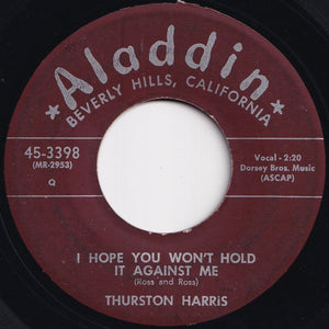 Thurston Harris, Sharps - Little Bitty Pretty One / I Hope You Won't Hold It Against Me (7 inch Record / Used)