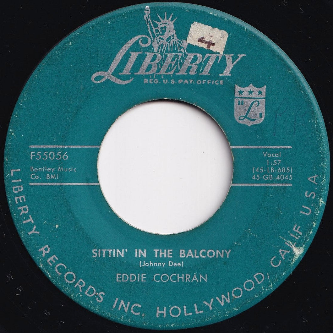 Eddie Cochran - Sittin' In The Balcony / Dark Lonely Street (7 inch Record / Used)