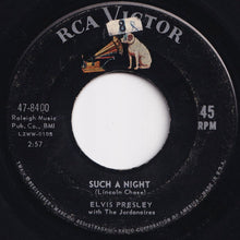 Load image into Gallery viewer, Elvis Presley - Such A Night / Never Ending (7 inch Record / Used)
