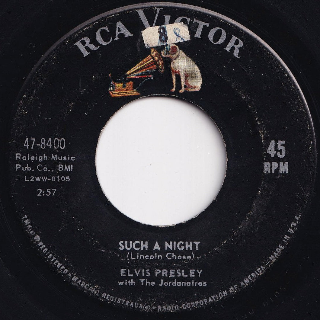 Elvis Presley - Such A Night / Never Ending (7 inch Record / Used)