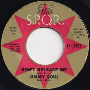 Jimmy Soul - If You Wanna Be Happy / Don't Release Me (7 inch Record / Used)