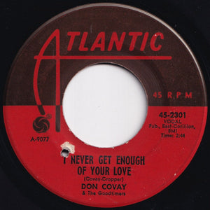 Don Covay & The Goodtimers - Seesaw / I Never Get Enough Of Your Love (7 inch Record / Used)