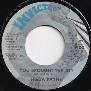 Freda Payne - You Brought The Joy / Suddenly It's Yesterday (7 inch Record / Used)