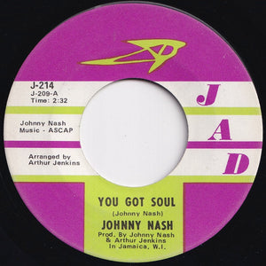 Johnny Nash - Lovey Dovey / You Got Soul (7 inch Record / Used)