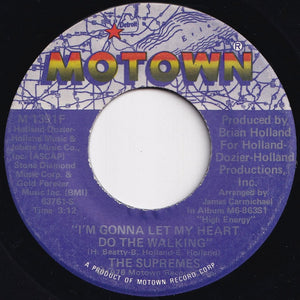 Supremes - I'm Gonna Let My Heart Do The Walking / Early Morning Love (7 inch Record / Used)