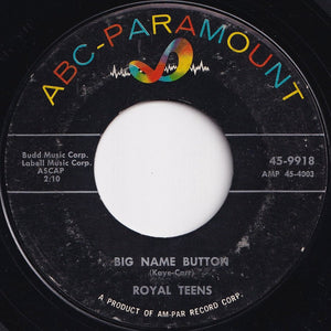 Royal Teens - Sham Rock / Big Name Button (7 inch Record / Used)