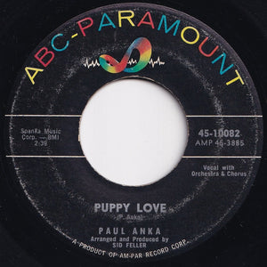 Paul Anka - Puppy Love / Adam And Eve (7 inch Record / Used)