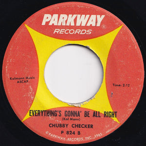 Chubby Checker - Let's Twist Again / Everything's Gonna' Be All Right (7 inch Record / Used)