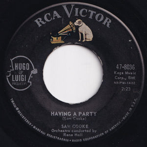 Sam Cooke - Having A Party / Bring It On Home To Me (7 inch Record / Used)