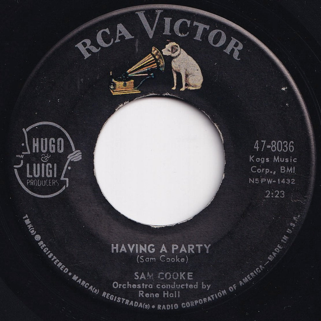 Sam Cooke - Having A Party / Bring It On Home To Me (7 inch Record / Used)