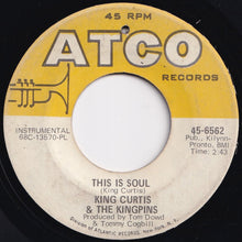 画像をギャラリービューアに読み込む, King Curtis &amp; The Kingpins - (Sittin&#39; On) The Dock Of The Bay / This Is Soul (7 inch Record / Used)
