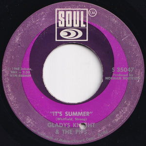 Gladys Knight And The Pips - I Wish It Would Rain / It's Summer (7 inch Record / Used)