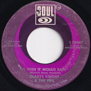 Gladys Knight And The Pips - I Wish It Would Rain / It's Summer (7 inch Record / Used)