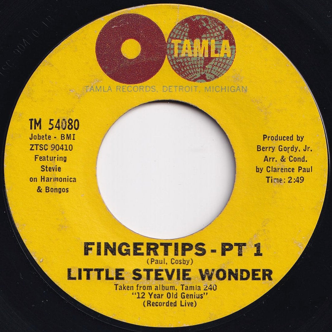 Stevie Wonder - Fingertips (Part 1) / (Part 2) (7 inch Record / Used)