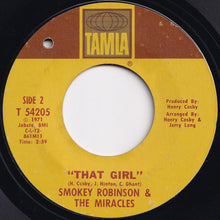 Load image into Gallery viewer, Smokey Robinson - I Don&#39;t Blame You At All / That Girl (7 inch Record / Used)
