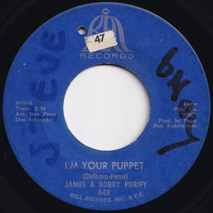 James & Bobby Purify - I'm Your Puppet / So Many Reasons (7 inch Record / Used)