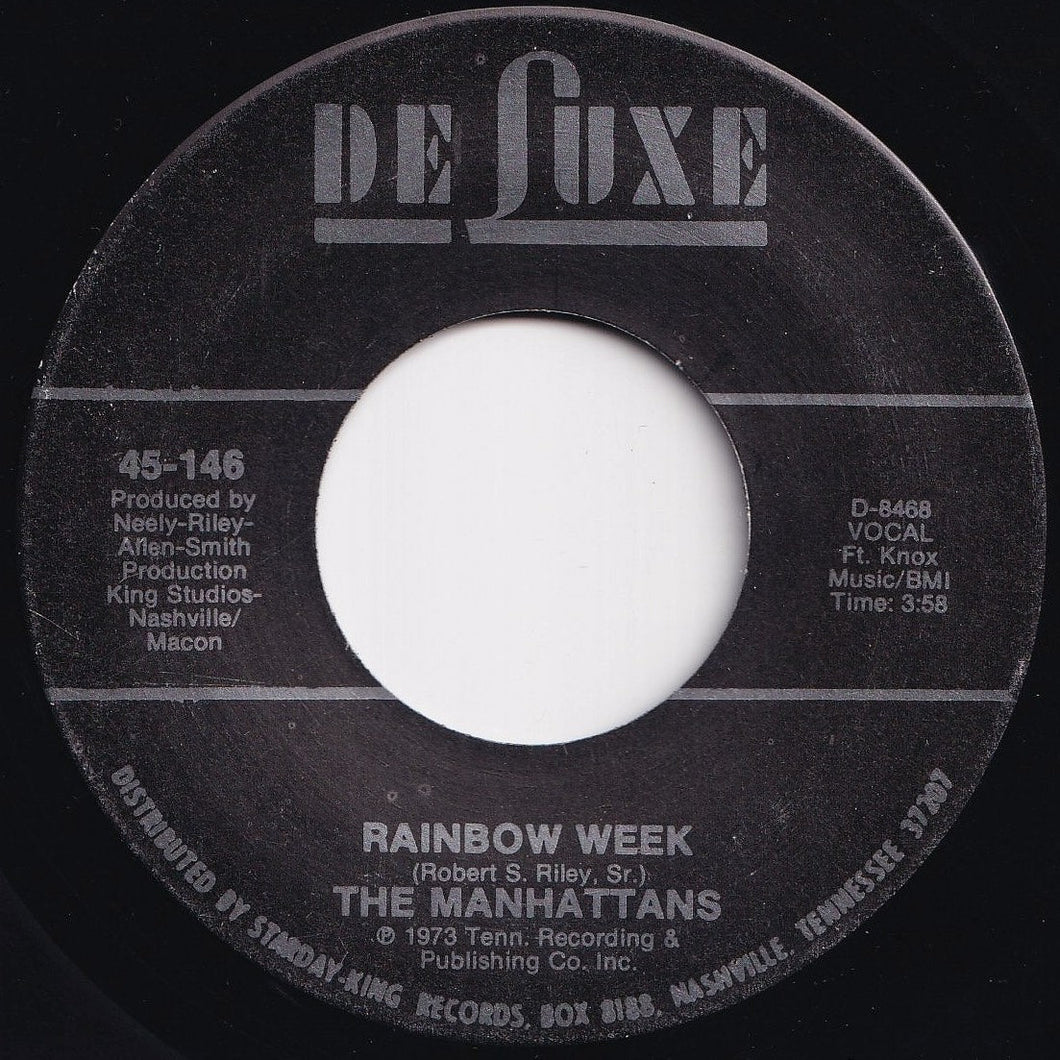 Manhattans - Rainbow Week / Loneliness (7 inch Record / Used)